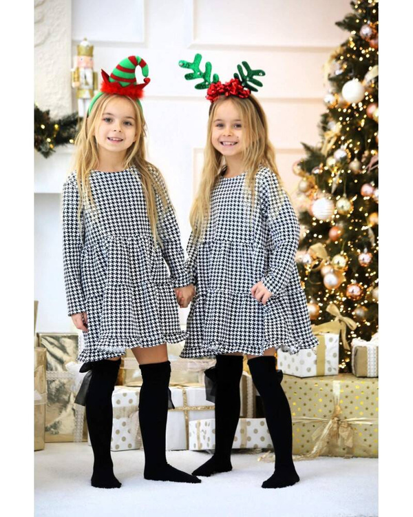 Qba Sukienka w Pepitkę