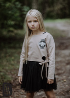 All For Kids Bluza Wiązanie Beż