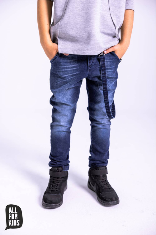 All For Kids Spodnie Jeans Blue