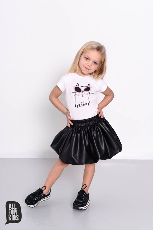 All For Kids Blouse Meow White