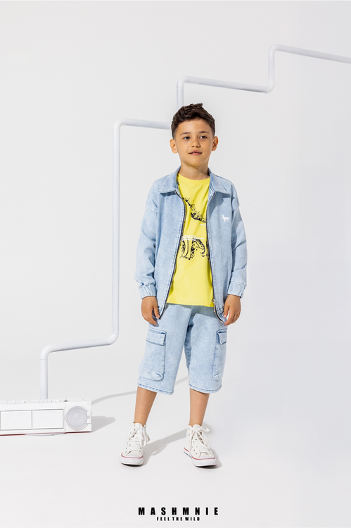 Shorts Taschen Blau