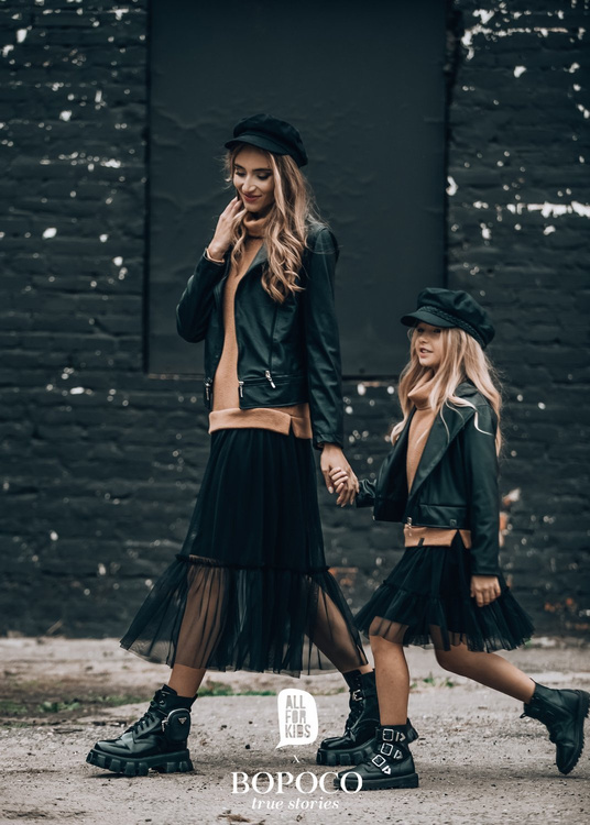 Kunstlederjacke Mädchen