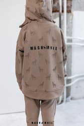 Mashmnie Wolf Bluza Rozpinana Beżowa