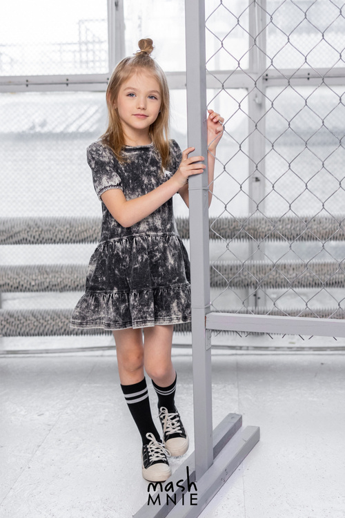 All For Kids Jeans Kleid Blau