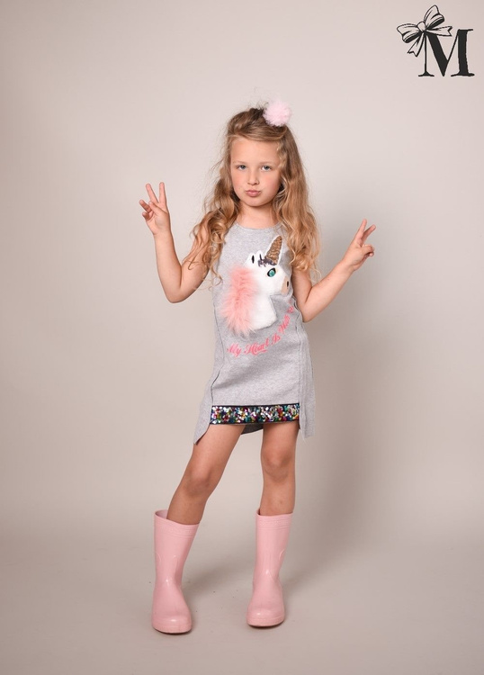 Kleid UNICORN Pailletten