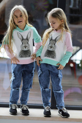 Qba Spodnie Jeans z Dziurami