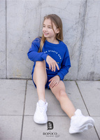 MashMnie Sweatshirt Crop Rosa