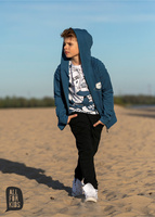 Abgenähte Baggy Pants