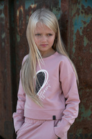 MashMnie Sweatshirt Crop Pink