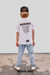 MashMnie T-shirt Wolf Biały