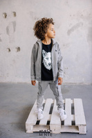 Sweatshirt mit Kapuze WOLF Blau 