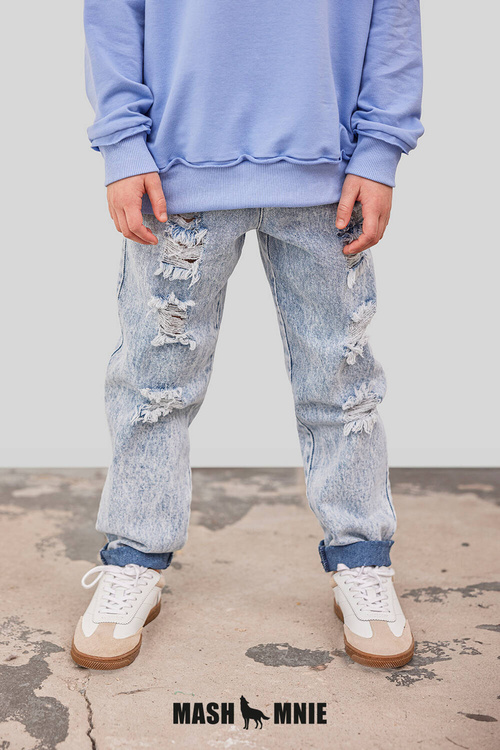 Jeans Trousers Boyfriend Grey