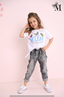 Kleines T-Shirt Tüll-Ärmel