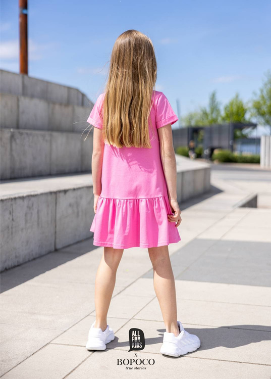 ALL FOR KIDS DRESS FRILLS  PINK