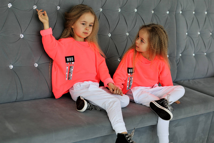 Qba Bluza Neon Róż