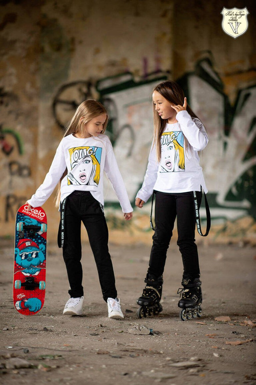 Kids By Voga Schwarze Hose mit Hosenträgern