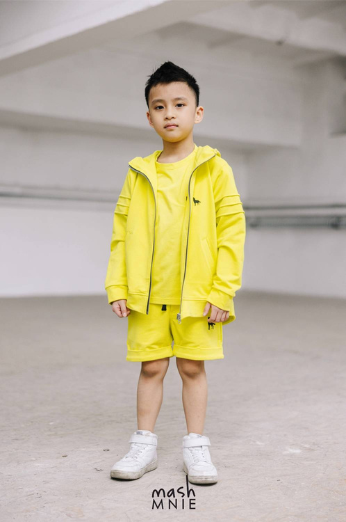 MashMnie Szorty Wolf Żółte