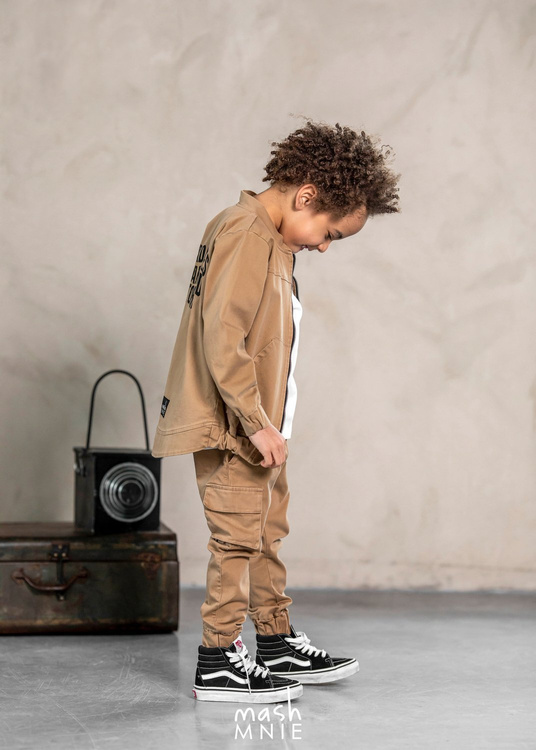 MashMnie Trainingsanzug Hose Beige