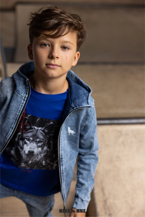 MashMnie Wild City Spodnie Jeans Niebieskie