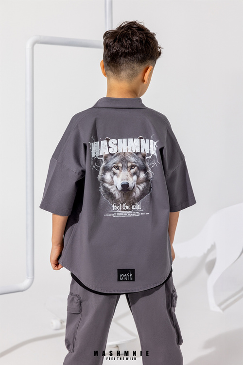 MashMnie Koszula Szara