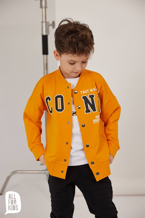 All For Kids Bluza Bomber Pomarńczowa