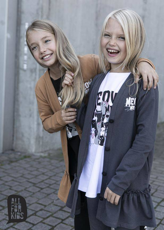 All For Kids Honig Strickjacke