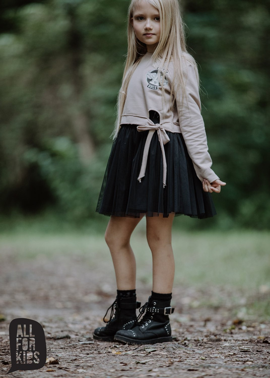 All For Kids Bluza Wiązanie Beż