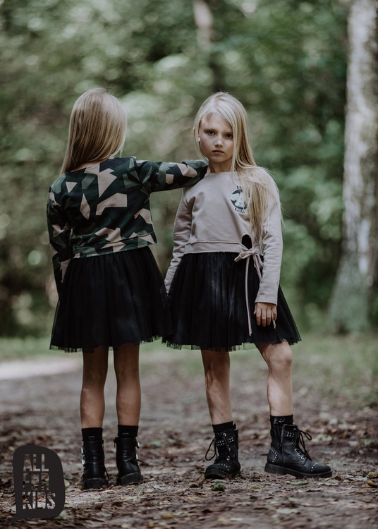 All For Kids Bluza Wiązanie Beż