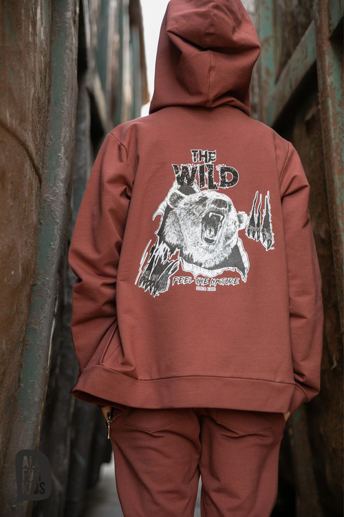 Sweatshirt with Hood Moro