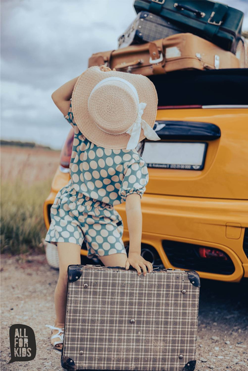 All For Kids Spodenki Groszki Turkus