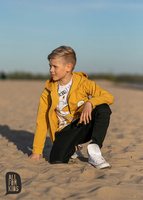 Abgenähte Baggy Pants