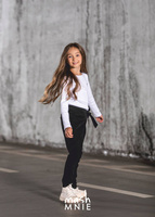 MashMnie Striped Blouse White