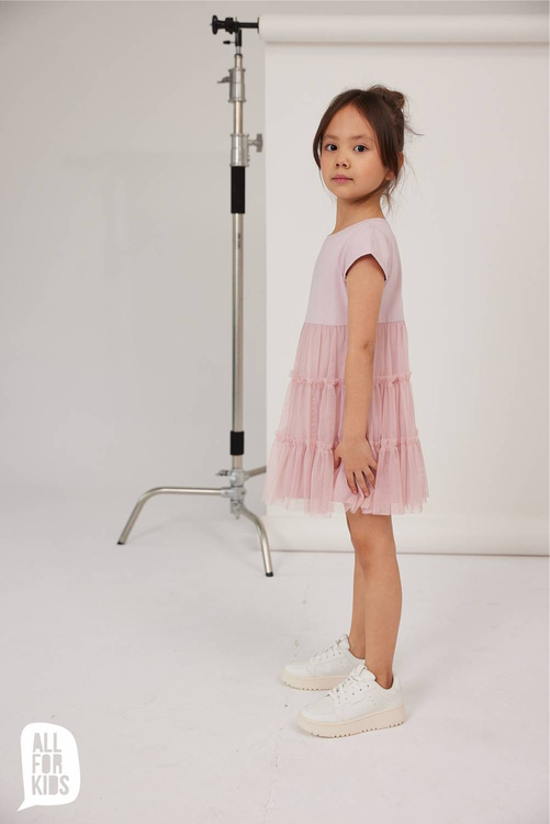 All For Kids Dress Positive Pink