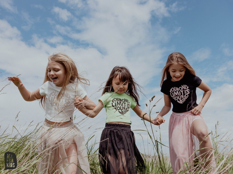 All For Kids T-shirt Girls Black