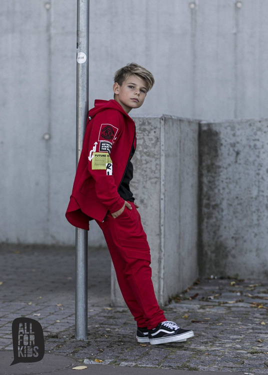 All For Kids Sweatshirt Rot