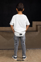 MashMnie Wild City T-shirt Wolf Śmietankowy