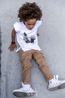 Boyfriend-Hose Beige