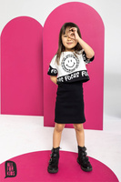 All For Kids T-shirt Mädchen Schwarz