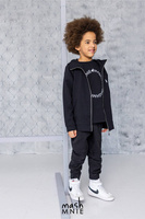 Hooded Sweatshirt WILD WOLF Black