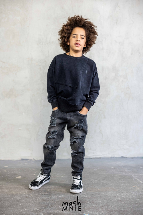 MashMnie Jeansy Boyfriend Grey