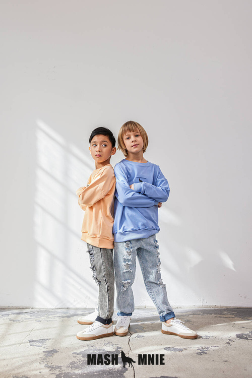 MashMnie Jeansy Boyfriend Blue