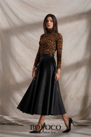 TIULOWA SPÓDNICZKA Z DŁUŻSZYM TYŁEM