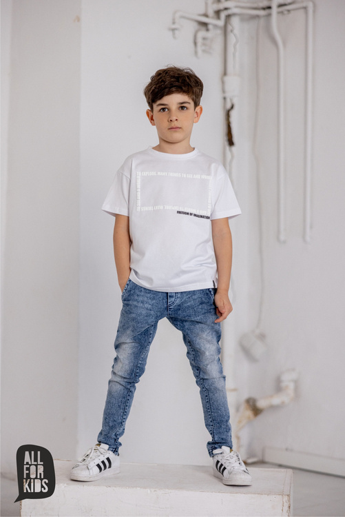 All For Kids Spodnie Jeans Blue