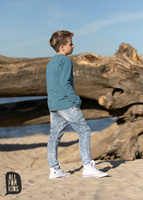 All For Kids Spodnie Jeans Niebieski