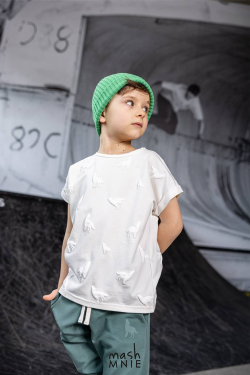 Cotton Team Wolf blouse