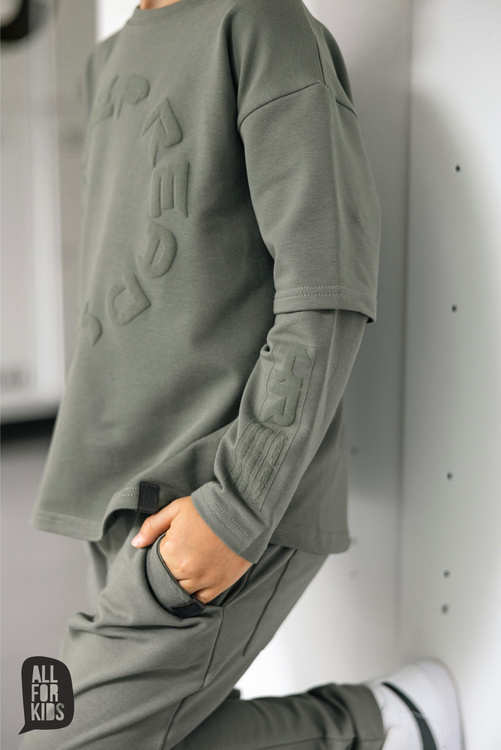 All For Kids Jeans-Hose Grau