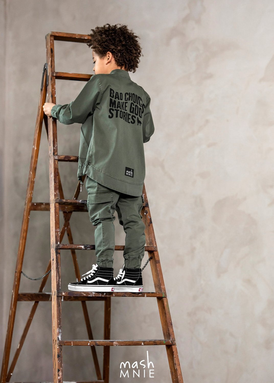 MashMnie Trainingsanzug Hose Beige