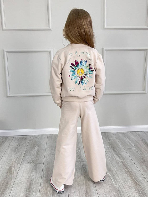 Kiz tracksuit BLANKA white (top + pants)