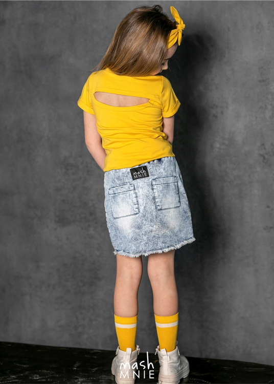 MashMnie Skirt Jeans Blue