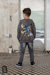 All For Kids Bluza Graffiti Szara